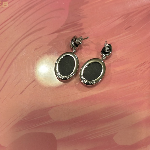 NWT Judith Jack Abalone Shell and Sterling Silver earrings - Picture 5 of 5